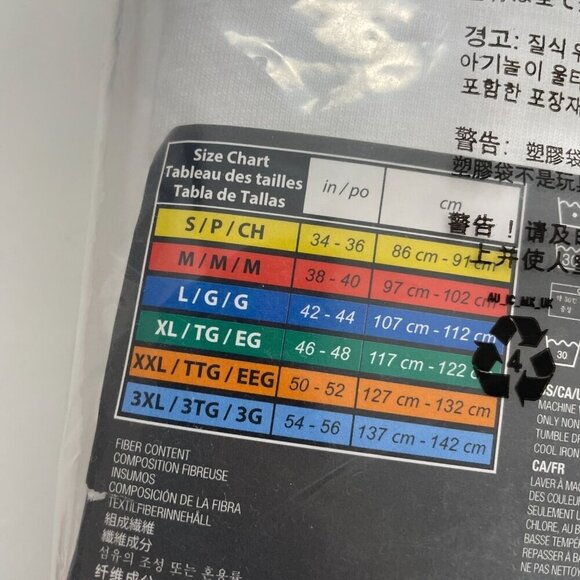 NEW Kirkland Signature Mens S Crew Neck T-Shirts 6-Pack White 100% Cotton - Picture 4 of 5